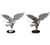 WizKids Dungeons & Dragons Magic The Gathering Lot de 2 Figurines Non peintes : Aurelia, Spécimen de Justice (Ange)