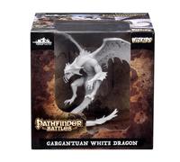 WizKids Pathfinder Battles Deep Cuts - Gargantuan White Dragon