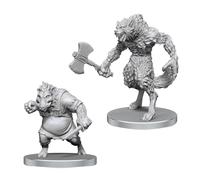 Wizkids Pathfinder Battles Deep Cuts Miniatures Loup-garou et Wereboar