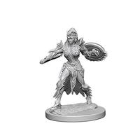 Wizkids Pathfinder Deep Cuts Unpainted Miniatures Elf Female Fighter By