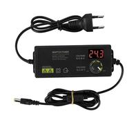 Wizoowip Chargeur d'affichage de Tension en Temps réel, Alimentation sans interférence, Adaptateur d'alimentation 3-36v 60w avec régulation de l'écran d'affichage numérique LCD LED Bouchon UE