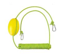 Wizoowip Corde Flottante en PVC pour bouée, Voici Un Titre de Produit pour la liste de la Ligne de remorquage pour Kayak avec marqueur Mousqueton en Acier Inoxydable Haute visibilité Dérive Robust