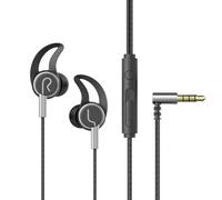 Wizoowip Écouteurs antibruit Casque Filaire écouteur Son stéréo Sport avec Microphone Prise 3,5 mm/Type-c Casque Intra-auriculaire pour la Musique de Jeu Argent Type-C