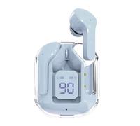 Wizoowip Écouteurs sans Fil à Batterie Haute capacité, Oreillettes Intra-Auriculaires de Jeu compatibles Bluetooth avec appairage Automatique, réduction du Bruit à Faible Latence supérieure E