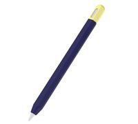 Wizoowip Étui à Crayons antidérapant pour Apple, 3ème Manchon capacitif, USB C, génération Ultra-Mince en Silicone, Support magnétique antidérapant Bleu foncé