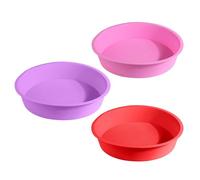 Wizoowip Moule de cuisson pour moule à gâteau au fromage Gâteau en silicone antiadhésif Bien sûr, voici une liste titres produits Ensemble rond Protecteur bain-marie dégagement facile Couleur a