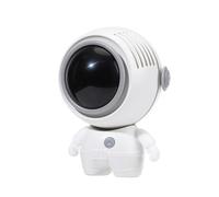 Wizoowip Ventilateur d'alimentation en air à 360 degrés, Mini Cou Portable, Turbine d'astronaute électrique Rechargeable par USB, Suspension silencieuse avec lanière, Flux d'air à 3 Vitesses lon