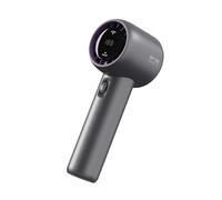 Wizoowip Ventilateur de Refroidissement de Poche Compact Portable Bien sûr, Voici Un Titre de Produit pour la liste Turbo Mini Portable réglable avec Affichage numérique alimenté par Batterie Gris