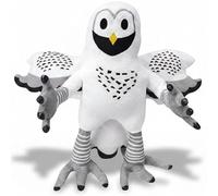 wiztex 99 Nuit dans la Forêt Peluche - Stuffed Animal Douce avec Bois et Expression faciale Adorable - Peluche forêt Imaginaire - Cadeau pour Enfants, Adolescents et collectionneurs (White Owl)