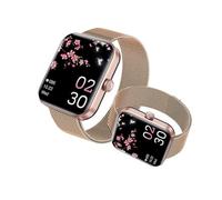 Wizvox 2025 Montre Cardio - Montre l 1.9" Smart Watch Homme - Moniteur Cardiaque Compagnon De Mode F57L0716,MilanGold