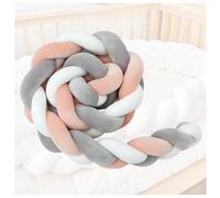 Wizvox AéRation Maximale, SéCurité Totale- 100cm/200cm/300cm/400cm Ouvrage Fait Main, MaîTrise Artisanale, LongéVité Exemplaire,TourDeLitBéBé-400cm