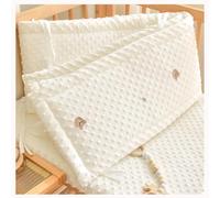 Wizvox Bandes De Bordure Fixes - Fibre De Polyester Douce AlèSes De Sommier Facile à Installer,Protection Complète Protections pour La Protection des Meubles,140x28cm