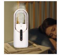 Wizvox Climatiseur Mobile sans éVacuation, Rechargeable par USB,avec Humidificateur Ventilateur Brumisateur Humidification De L'Air Clim Portable, pour La Bureau De Chambre à Coucher