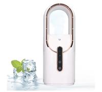 Wizvox Ventilateur Colonne Silencieux, Rechargeable par USB,avec Humidificateur Ventilateur Eau Froide 3 Vitesses De Ventilateur Eau Froide, pour La Bureau De Chambre à Coucher