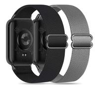 Wizvv 2 Pack Nylon Armband kompatibel mit Xiaomi Mi Band 9 Pro/8 Pro/Redmi Watch 5/Watch 4, Schnellverschluss Ersatz Sport Uhrenarmband für Damen Herren