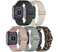 Wizvv 5 Stück Elastische Armband Kompatibel mit Xiaomi Redmi Watch 5 Active/Lite, 22mm Loop Dehnbare Ersatzband Armbänder für Xiaomi Redmi Watch 5 Active/Lite