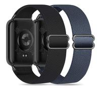 Wizvv Lot de 2 bracelets en nylon compatibles avec Xiaomi Mi Band 9 Pro/8 Pro/Redmi Watch 5/Watch 4, fermeture rapide, bracelet de rechange sport, pour homme et femme