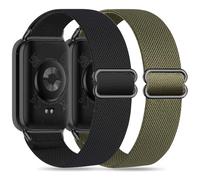 Wizvv Lot de 2 bracelets en nylon compatibles avec Xiaomi Mi Band 9 Pro/8 Pro/Redmi Watch 5/Watch 4, fermeture rapide, bracelet de rechange sport, pour homme et femme