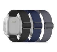 Wizvv Lot de 3 bracelets de rechange élastiques en nylon pour enfants compatibles avec Xplora X6 Play/Xplora X6 Pro/Anio 5/Anio 6 - 20 mm - Pour filles et garçons