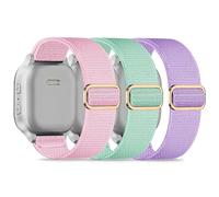 Wizvv Lot de 3 bracelets de rechange élastiques en nylon pour enfants compatibles avec Xplora X6 Play/Xplora X6 Pro/Anio 5/Anio 6 - 20 mm - Pour filles et garçons