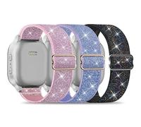 Wizvv Lot de 3 bracelets de rechange élastiques en nylon pour enfants compatibles avec Xplora X6 Play/Xplora X6 Pro/Anio 5/Anio 6 - 20 mm - Pour filles et garçons