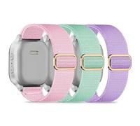 Wizvv Lot de 3 bracelets de rechange en nylon pour enfants Xplora X6 Play/Xplora X6 Pro - Confortables, respirants et élastiques - Pour bracelets Xplora X6 - Pour filles et garçons, 20mm, Nylon