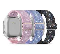 Wizvv Lot de 3 bracelets de rechange en nylon pour enfants Xplora X6 Play/Xplora X6 Pro - Confortables, respirants et élastiques - Pour bracelets Xplora X6 - Pour filles et garçons, Nylon