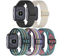Wizvv Lot de 5 bracelets élastiques de 22 mm compatibles avec Amazfit Bip 6/Bip 5/GTR 3/GTR 3 Pro/GTR 4/GTR 2/GTR 2e/GTR 47 mm pour Amazfit Stratos/Stratos 2/Stratos 3/Pace/Balance, 22mm