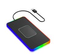 WJDMB Chargeur sans Fil Voiture pour Ford Foucs MK2 MK3 MK4 Kuga MK2 Mustang Edge CMax, Antidérapant Voiture Chargeur de Voiture sans Fil Charge Rapide avec Câble 30CM, B 30cm USB Plug Cable