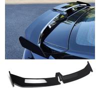 WJDMW Aileron Coffre arrière véritable Spoiler, Compatible avec Ford Taurus EcoBoost 180 2016-2018, Véritable Diffuseur de Lèvre de Arrière, B Black