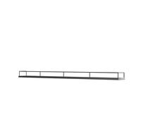 WJDREPKHY Étagère Flottante en métal avec éclairage LED - Support Mural pour Boissons alcoolisées en Fer pour Bar à Domicile - Couleur Noire, Crochets Non Inclus
