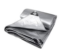 WJDY BâChe ÉTanche，BâChe PVC，Isolation Thermique Épaissie, pour Bâche De Camion Extérieure, 26 Tailles (Color : Silver, Size : 4x6m)