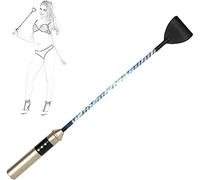 WJE Choc électrique de douleur de stimulation de pénis de mamelon, fouet en cuir électrique, bâton de Massage de Masturbation Clitoris USB Rechargeable, noir