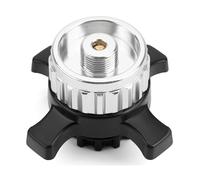 Wjelet Adaptateur de cartouche de gaz compatible avec Campingaz CV Easy Clic vers valve à vis EN417, adaptateur de gaz hermétique pour réchaud de camping et d'extérieur