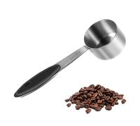 Wjelet Cuillère doseuse à café en acier inoxydable avec longue poignée pour café, thé, cacao, épices, liquides et ingrédients en poudre 30 ml