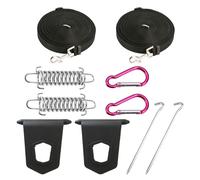Wjelet Kit d'arrimage pour auvent, sangles de tempête compatibles avec Fiamma F35 F45 F65 S pour caravane, camping-car, sangles de tempête pour auvent de caravane, outil de camping en plein air