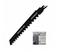 Wjelet Lame de scie sabre, en métal dur, 240 mm, pour bois, pierre, brique, béton, plaque de ciment, robuste, pour béton cellulaire, compatible avec Einhell, Bosch, Dewalt, Makita