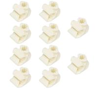 Wjelet Lot de 10 clips de tuyau de frein, support de tuyau de frein, clips 5Q0611797B pour VW Volkswagen Audi, Golf, matériau plastique robuste pour fixations de tuyau de frein