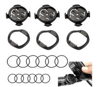 Wjelet Lot de 3 supports pour ordinateur de vélo Garmin, support quart de tour, compatible avec Edge 200/500/510/520/530/800/810/1000, Bryton, XOSS, iGPSPORT iGS50 iGS618, Garmin Support de guidon de