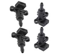 Wjelet Lot de 4 buses de pulvérisation 986303X000 pour pare-brise avant de voiture pour Kia Rio 2011-2016 et Kia Ceed et Pro Ceed 2ème génération 2012-2018, noir