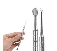 Wjelet Outil de manucure 2 en 1, design anneau, adapté pour le soin des ongles, remplacement idéal pour Staleks Pro Expert, dispose d'une extrémité en fer à cheval et d'une extrémité annulaire pour un