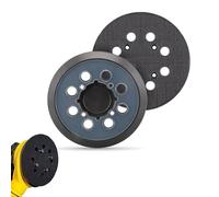 Wjelet Plateau de support pour ponceuse excentrique Dewalt - 8 trous - 5" - Compatible avec ponceuse orbitale Dewalt pour DWE6423/6423K, DWE6421/6421K, DCW210B - Système de collecte de poussière - Kit