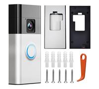 Wjelet Ring Doorbell Mount No Drill for New Battery Video Doorbell (version 2024), Ring Doorbell No Drill Mount, Ring Doorbell Bracket Bracket Angle for Home Apartments Office