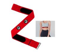 Wjelet Sangle de poitrine réglable pour moniteur de fréquence cardiaque - Compatible avec Garmin, Myzone MZ-1, Polar H10, H9, H7, Wahoo, CooSpo