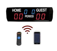 WJFLUCK Tableau de Bord de Basket-Ball et minuterie de tir Tableau de Bord de Table Portable Tableau de Bord Mural Tableau de Bord numérique avec contrôle par Application Tableau de Bord électroniqu