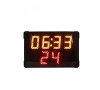 WJFLUCK Tableau de Bord électronique Grand Tableau de Bord électronique étanche 24s Compte à rebours minuterie LED Horloge de Basket-Ball numérique Tableau de Bord