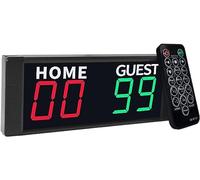 WJFLUCK Tableau de Bord électronique Tableau de Bord numérique Portable Petit Tableau de Bord numérique électronique Télécommande Tenture Murale Volleyball Baseball Tableau de Jeu Tableaux de Bord e