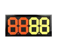 WJFLUCK Tableau de Bord Manuel Portable, Carte de Substitution de Football, Fonction d'affichage de Remplacement, Fonction de Notation, adapté aux Jeux de Ballon/Tableaux d'affichage/Cartes de subst