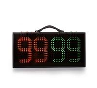 WJFLUCK Tableau de Bord Multisport intérieur à Quatre Chiffres, Carte de Substitution de Football électronique, Tableau de Bord d'entraînement, Affichage électronique, Substitution Simple et Double