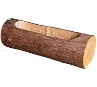 WJFMZS Jardinière en bois flotté naturel Conteneur de bûches en bois de sapin 11,8 pouces Vintage Tronc Souche Succulent Panier Arbre Racine Bois Forme Pot pour Intérieur Extérieur Maison Jardin Patio
